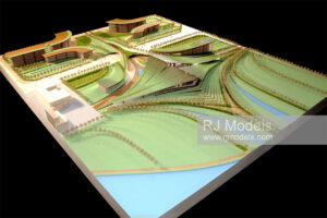 Zaha Hadid, Pujiang Cultural Centre, 1:300 - 1