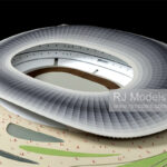 Zaha Hadid Nansha Gymnasium, Guangzhou 1:300 - 1