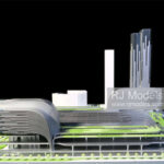 Zaha Hadid Huanggang Port, Shenzhen 1:500 - 1