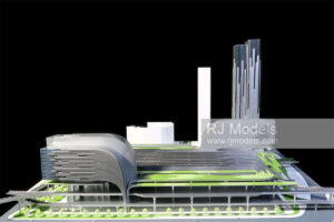 Zaha Hadid Huanggang Port, Shenzhen 1:500 - 1
