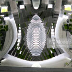 Zaha Hadid Xili Transport Hub 1:500 - 1