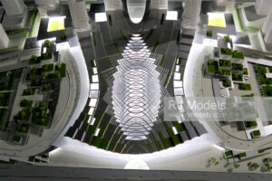 Zaha Hadid Xili Transport Hub 1:500 - 1