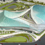 Zaha Hadid, Hangzhou Performing Arts Center, 1:250 - 1