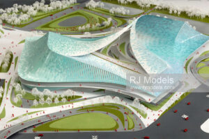 Zaha Hadid, Hangzhou Performing Arts Center, 1:250 - 1