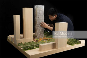 Foster + Partners, Xi'an 1:300 - 3