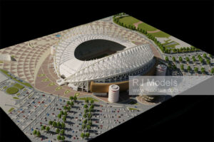 Khalifa Stadium, Doha 1:1000 - 2
