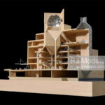 Museum of Islamic Art, Doha (timber), 1:100 - 1