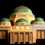 Nursultan Grand Mosque Section 1:100 - 2