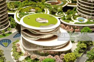 ParkLand Group Guangzhou Pengrui Financial City 1:130 - 2