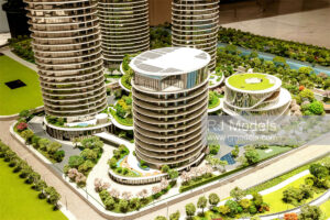 ParkLand Group Guangzhou Pengrui Financial City 1:130 - 4