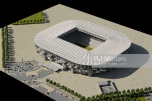 Ras Abu Aboud Stadium, Doha 1:1000 - 1