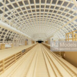 SOM State & Lake Metro Station, Chicago 1:100 - 2