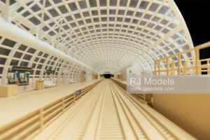 SOM State & Lake Metro Station, Chicago 1:100 - 2