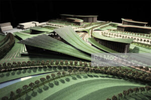 Zaha Hadid, Pujiang Cultural Centre, 1:300 - 2