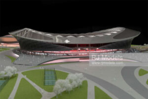 Zaha Hadid Changsha Olympic Sports Center 1:400 - 3