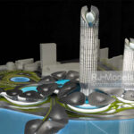 Zaha Hadid Jinshan, Shanghai 1:500 - 2