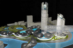 Zaha Hadid Jinshan, Shanghai 1:500 - 2