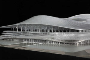 Zaha Hadid Xi'an Sports Center 1:500 - 2