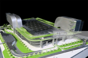 Zaha Hadid Huanggang Port, Shenzhen 1:500 - 3