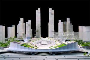 Zaha Hadid Xili Transport Hub 1:500 - 2