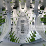 Zaha Hadid Xili Transport Hub 1:500 - 3