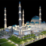 Nursultan Grand Mosque 1:200 - 1