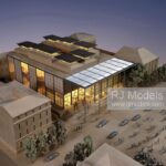 Foster + Partners, Carre D'Art Du Nimes, France, 1:100 - 1