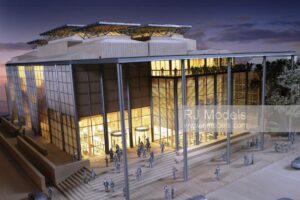 Foster + Partners, Carre D'Art Du Nimes, France, 1:100 - 3