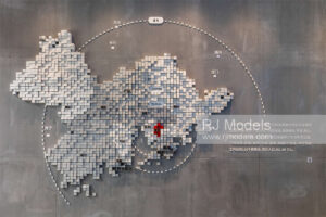 Longhua City Exhibition Hall 1:6000 - 5