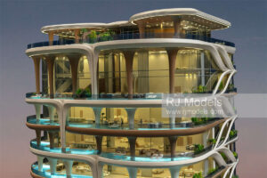 One Casa, Dubai, 1:150 - 1