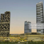 Beijing Office Model, China 1:100 - 1