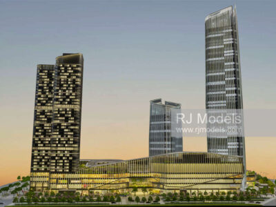 Beijing Office Model, China 1:100