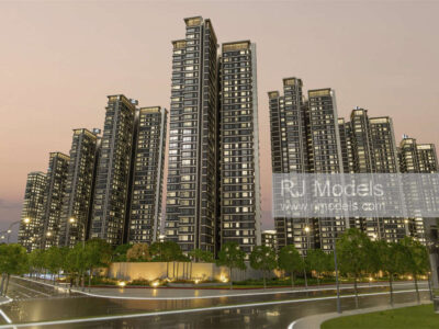 Huafa Group Zhuhai Residential Project 1:100