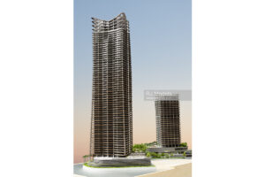 KPF, Mandarin Oriental Residences, Miami, 1:400 - 1