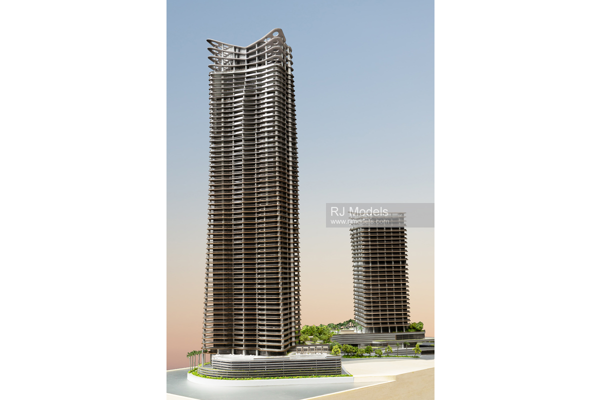 KPF, Mandarin Oriental Residences, Miami, 1:400 - Image 1