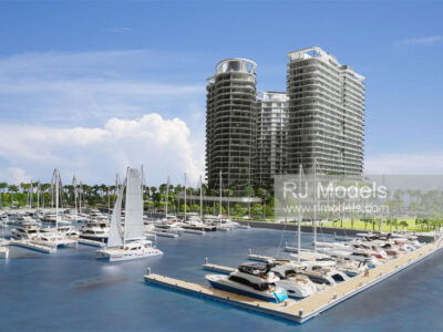 Related, Bahia Mar, Miami, 1:128